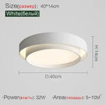 Nordic Round Ceiling Lamp for Living Room, Bedroom, Dining Room Decor