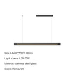 LED Chandelier: Modern Minimalist Style for Home, Office, Bar & More