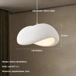 Nordic Loft LED Pendant Lights White Chandelier for Dining Room Decor Luminarias