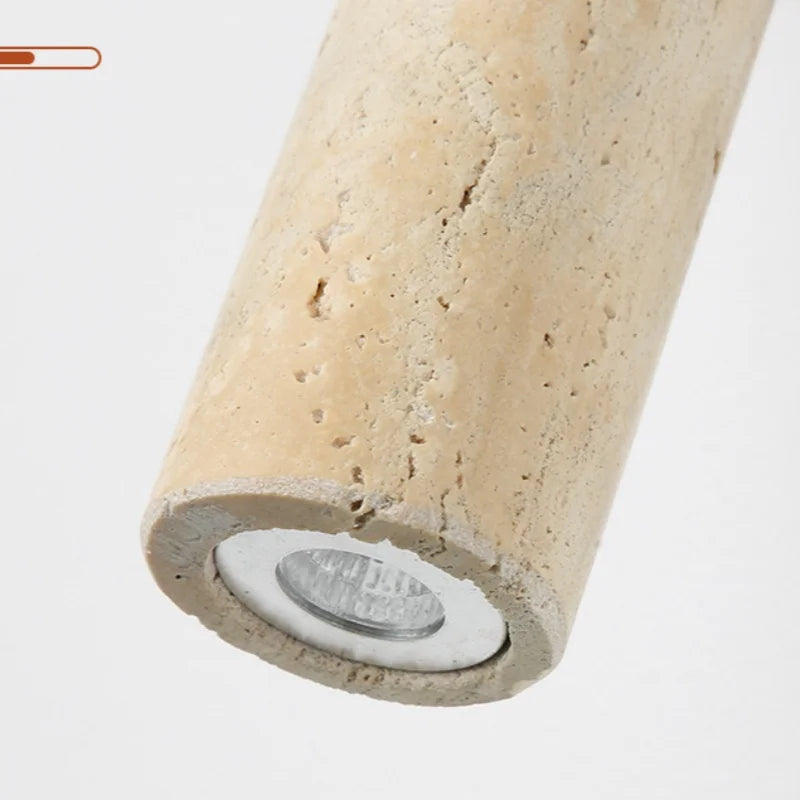 Yellow Travertine LED Wall Lamp Sconce Adjustable Stair Light Fixtures