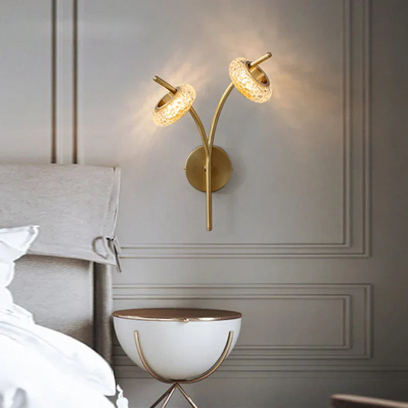 Crystal Lustre LED Chandelier for Home Decor - Luxury Round Ceiling Lamp