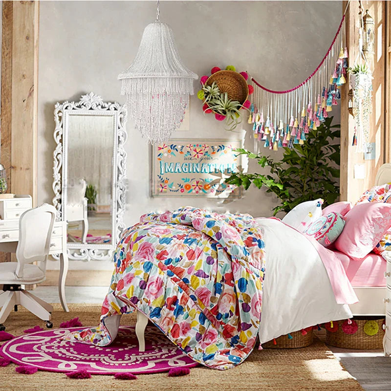 Tassel Jellyfish Crystal Chandelier: Decorative Indoor Lighting for Villa Lobby Hotel