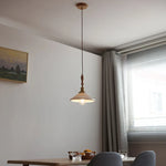 Ceramic LED Pendant Lights with Ash Wood Nordic Design