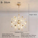 Crystal LED Ceiling Pendant Chandelier for Home Decoration and Lighting