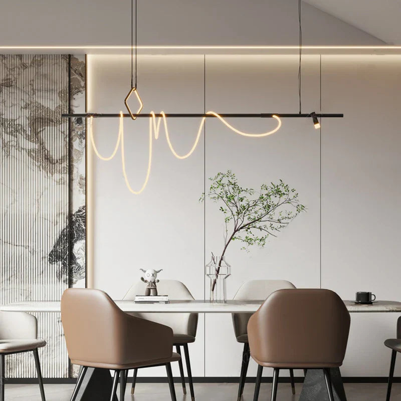 LED Chandelier Lighting for Modern Home Decor - Designer Lustre Hanging Lamps