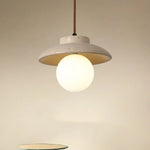 Afralia™ White Glass Ball LED Pendant Light for Kitchen Dining Room Decor