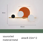 Circular Sofa Luxury Wall Lamp: Simple Modern Nordic Bedroom Lighting