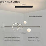 Afralia™ Minimalistic LED Pendant Light for Modern Dining Room Elegance