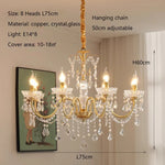 Crystal Chandeliers Light for Living Room and Dining Room