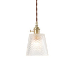 Nordic Style Copper Glass LED Pendant Lights for Living Dining Room