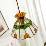 Tiffany Style Glass LED Pendant Light for Home Decor & Cafe Bar