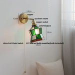 Butterfly Glass Wall Light: Up Down Rotate LED Fixture for Bedroom Living Room