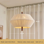Wabi Sabi Cotton Thread Pendant Chandelier LED Ceiling Light