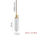 Blue Glass Pendant Lights for Bedroom Dinning Living Room