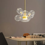 Glass Bubble Chandelier Customized Pendant Light for Living Room Atmosphere