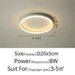 Circular LED Ceiling Lights for Home Decor and Indoor Lighting