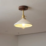 Yellow Glass LED Ceiling Lamp - Modern Nordic Style Lighting Fixtures