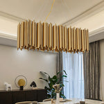 Vigo Dining Room Chandelier, Gold