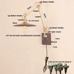 Rotatable Wood Ceramic LED Wall Sconce for Bedroom Study and Bar