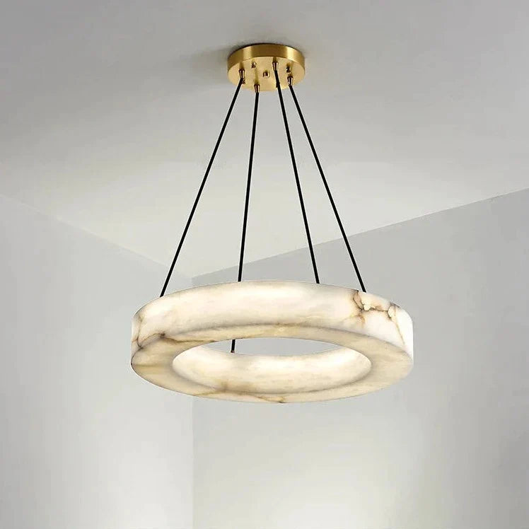 Natural Marble Modern Chandelier