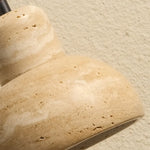 Yellow Travertine Stone LED Pendant Lamp for Kitchen, Living Room, Bedroom