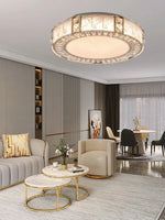 Crystal Glass Luxury Ceiling Chandelier - Gold LED Home Decor