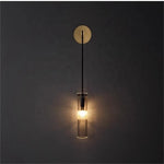 Golden Glass Wall Lamp: Luxury Post-modern Wall Sconces for Hotel Villa, Living Room, Aisle