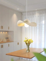 Nordi Cream Pendant Lights Hat Chandelier for Home Decor