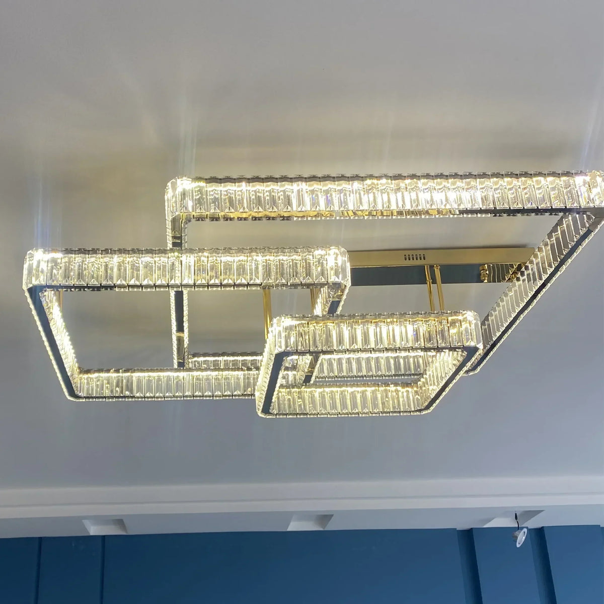 Crystal Dimmable Ceiling Light - Luxury Living Room Bedroom Lamp