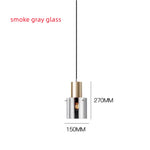 Modern Glass Pendant Chandelier Ceiling Lamp for Dining, LED Island Fixture