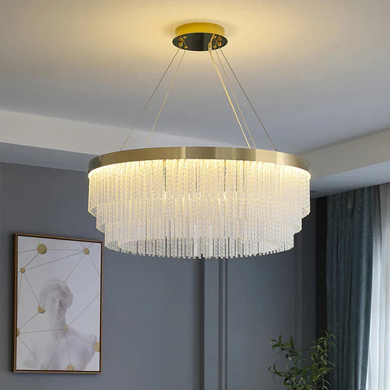 Crystal Pendant Light - Luxury Nordic Lamp for Home and Restaurant