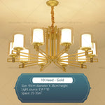 Zen Copper Chandelier for Living Room, Dining Room, Hotel, Restaurant