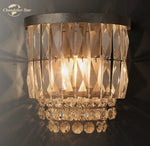 Crystal LED Wall Sconce Light Fixture - Portia Collection