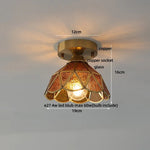 Glass Flower LED Ceiling Lights - Modern Nordic Canopy Lamparas Techo