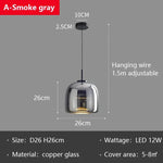 Modern Glass LED Pendant Lights for Dining Room Kitchen Table & B&B Loft Stair Chandeliers