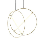 Metal Chandeliers - Modern Minimalist LED Round Hanglamp