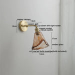 Nordic Glass Copper Wall Lights for Bedroom Living Room Home Decor