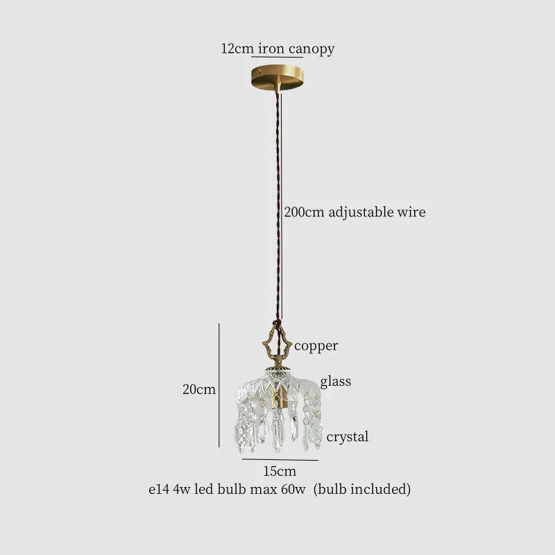 Crystal LED Ceiling Light - Modern Style for Bedroom, Living, Dining Room