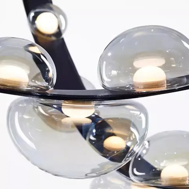 Designer Leather Loft Chandelier Pendant Light for Living Room Hotel Staircase