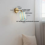 White Glass LED Wall Light with Pull Chain Switch, Japanese Style Hallway Lamp