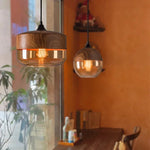 Nordic LED Glass Pendant Lights - Modern Wood Art for Stylish Living Spaces