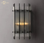 San Marco Glass Sconce: Modern Indoor Wall Lamp for Bathroom, Living Room & Bedroom