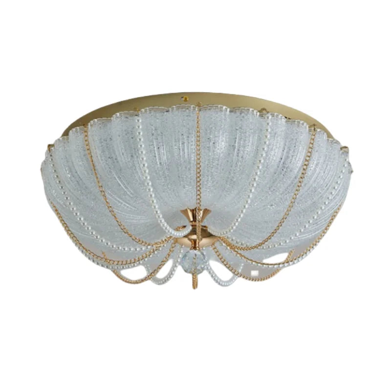 Crystal Dimmable LED Ceiling Light for Modern Bedroom Decor