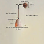 LED Travertine Stone Wall Lamp - Modern Nordic Stair Light