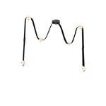 Black Leather Marble Chandeliers | Adjustable Dining Room Lamps | Easy Installation Home Decor