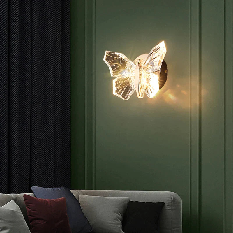 Butterfly Wall Lamp - Modern Luxury Design for Bedroom Decor