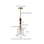 Green Glass LED Pendant Lights - Nordic Minimalist Style for Bedroom, Living Room