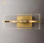 Modern Glass Wall Sconces | Marbuzet Linear Bedroom Living Room Lighting