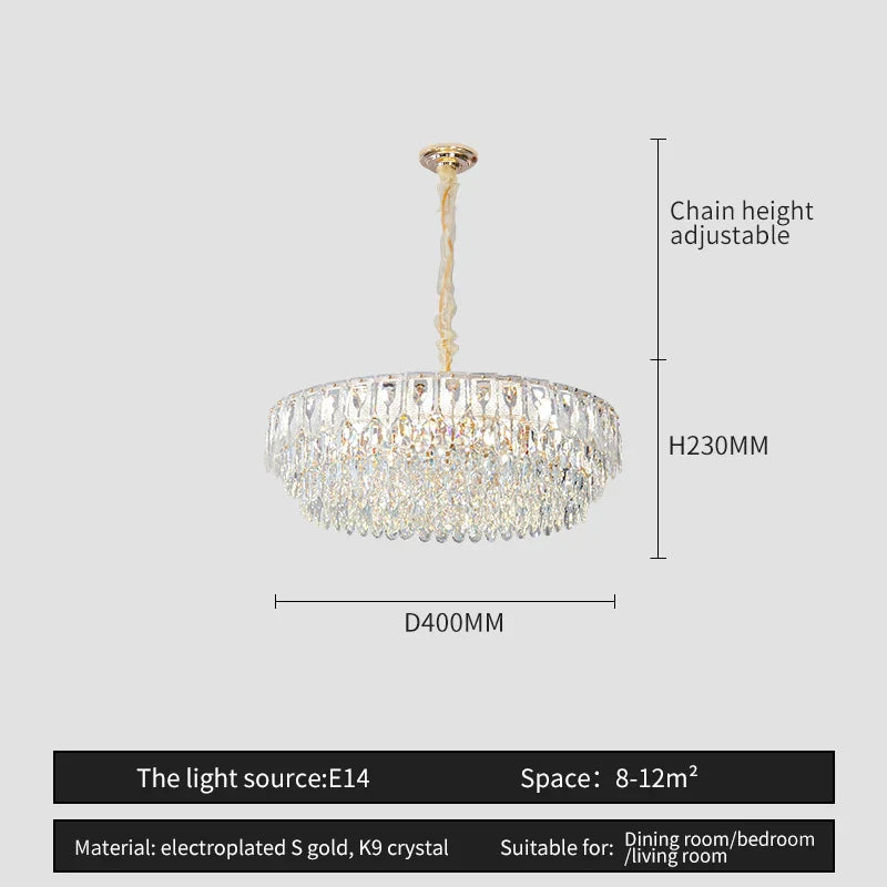 Crystal Chandelier: Modern Luxury Lighting for Home, Hotel, Restaurant