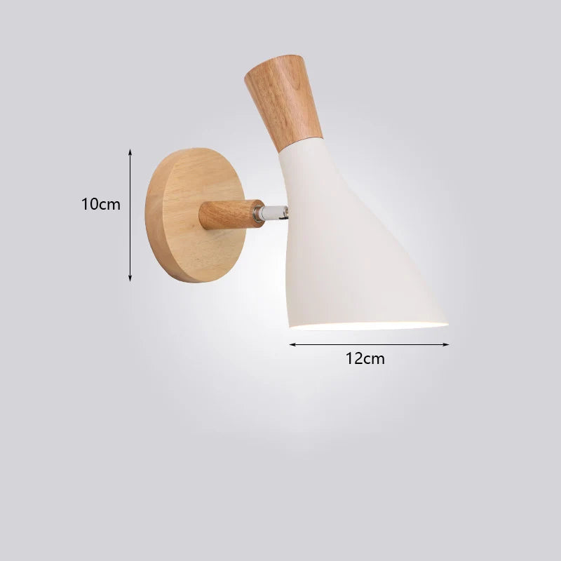 Scandinavian Macaron Horn Wall Lamp for Living Room, Bedroom, and Children's Room